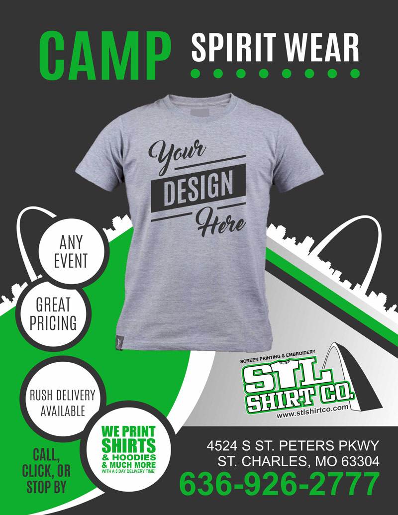 CUSTOM CAMP T SHIRTS RUSH