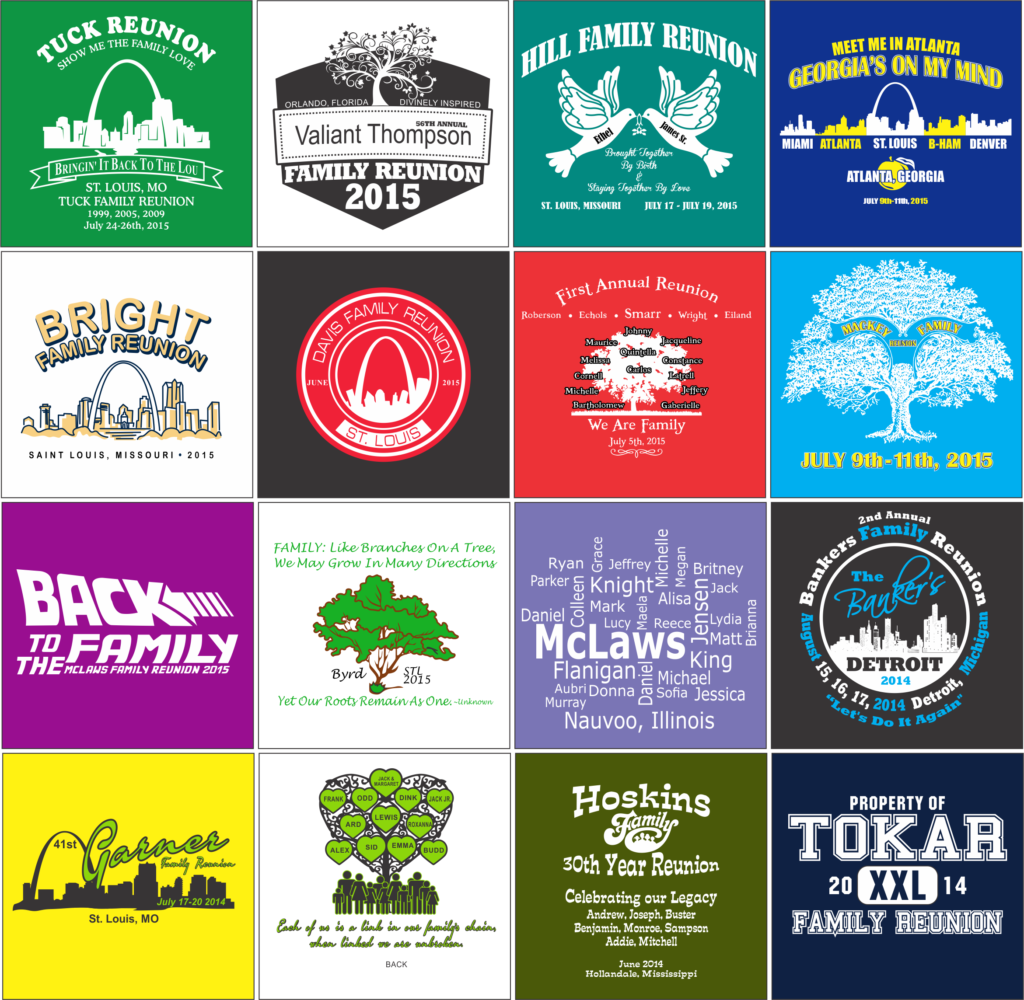 FAMILY REUNION LOGOS