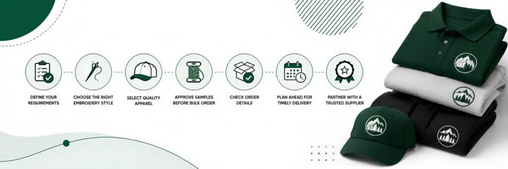 Best Practices for Ordering Bulk Custom Embroidery Apparel