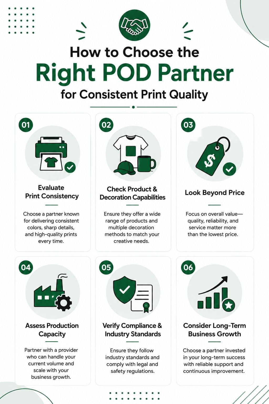 How to Choose the Right POD Partner for Consistent Print Quality