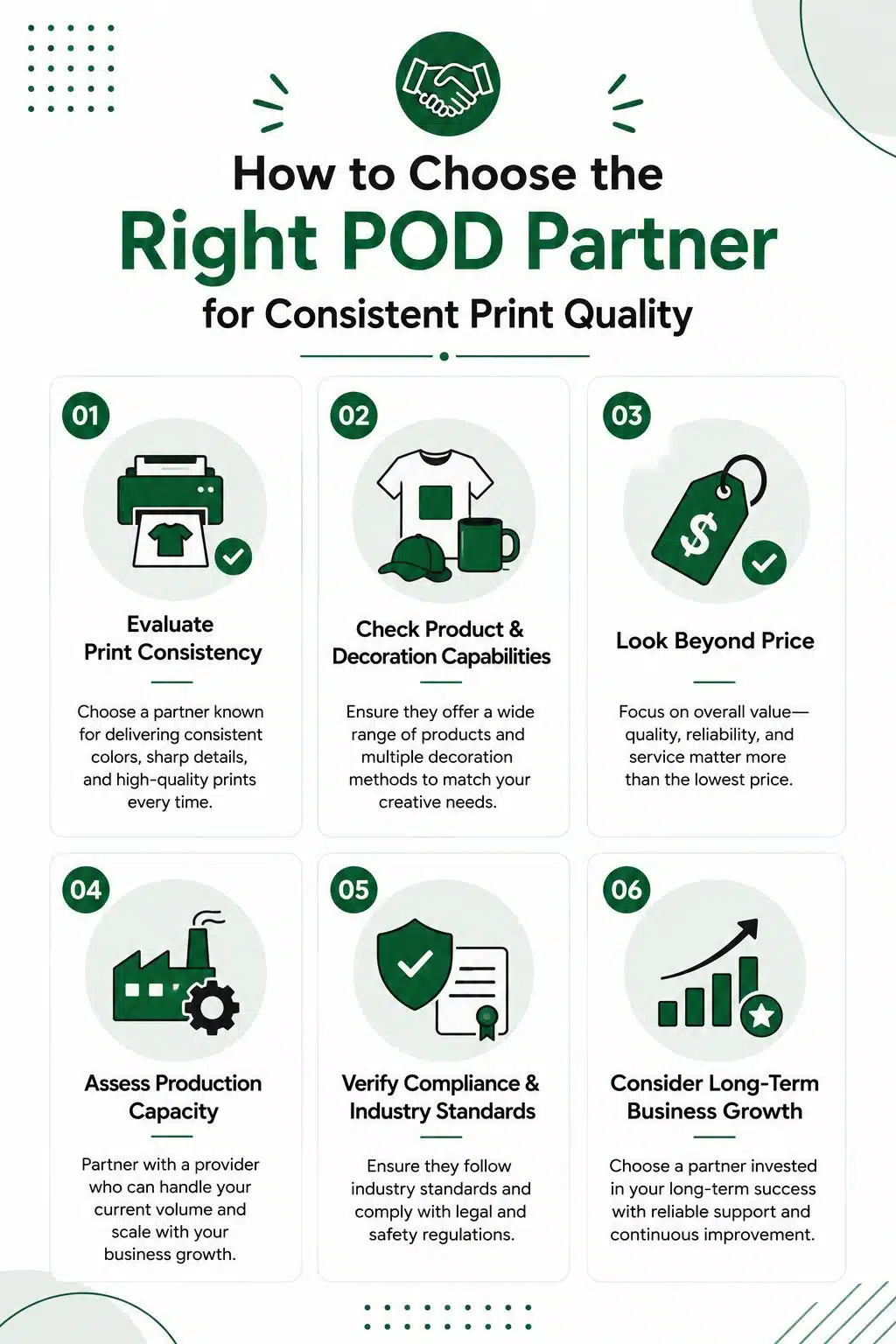 How to Choose the Right POD Partner for Consistent Print Quality