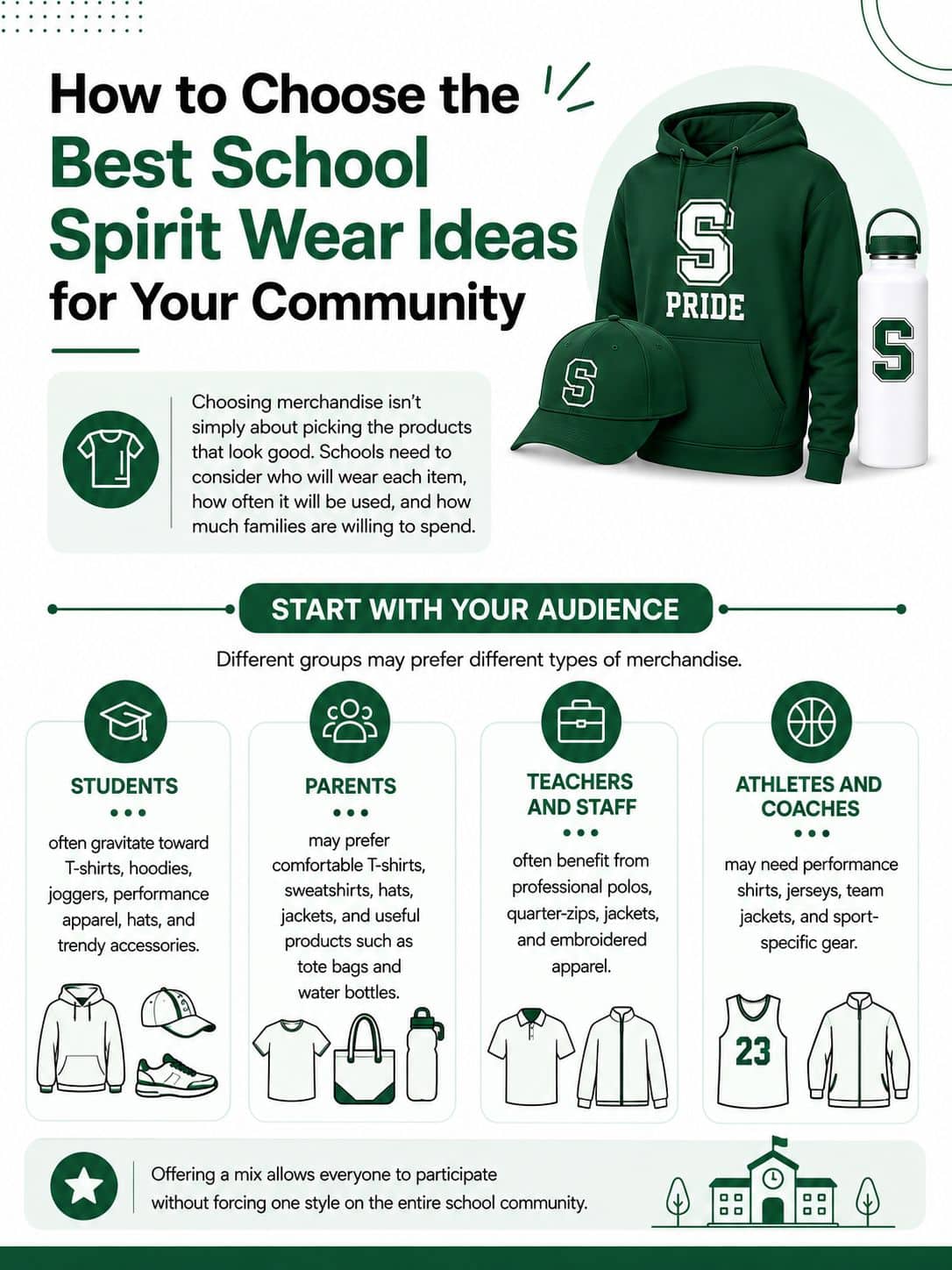 How to Choose the Best School Spirit Wear Ideas for Your Community