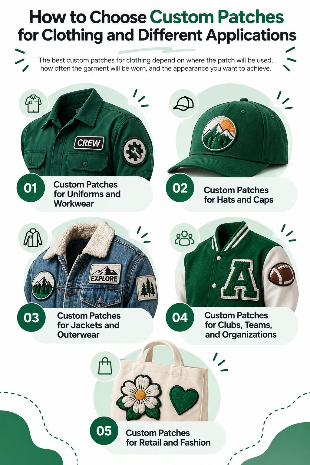 How to Choose Custom Patches for Clothing and Different Applications